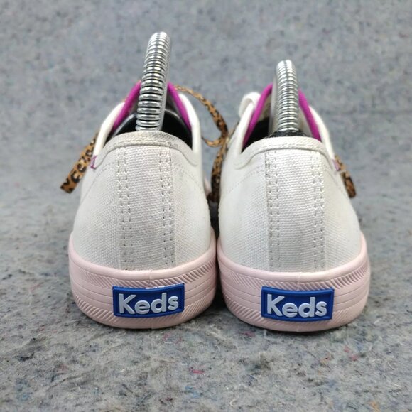 Keds Elizabeth And James Womens 6.5 Shoes Canvas Sneakers Leopard Animal Print - Picture 7 of 10